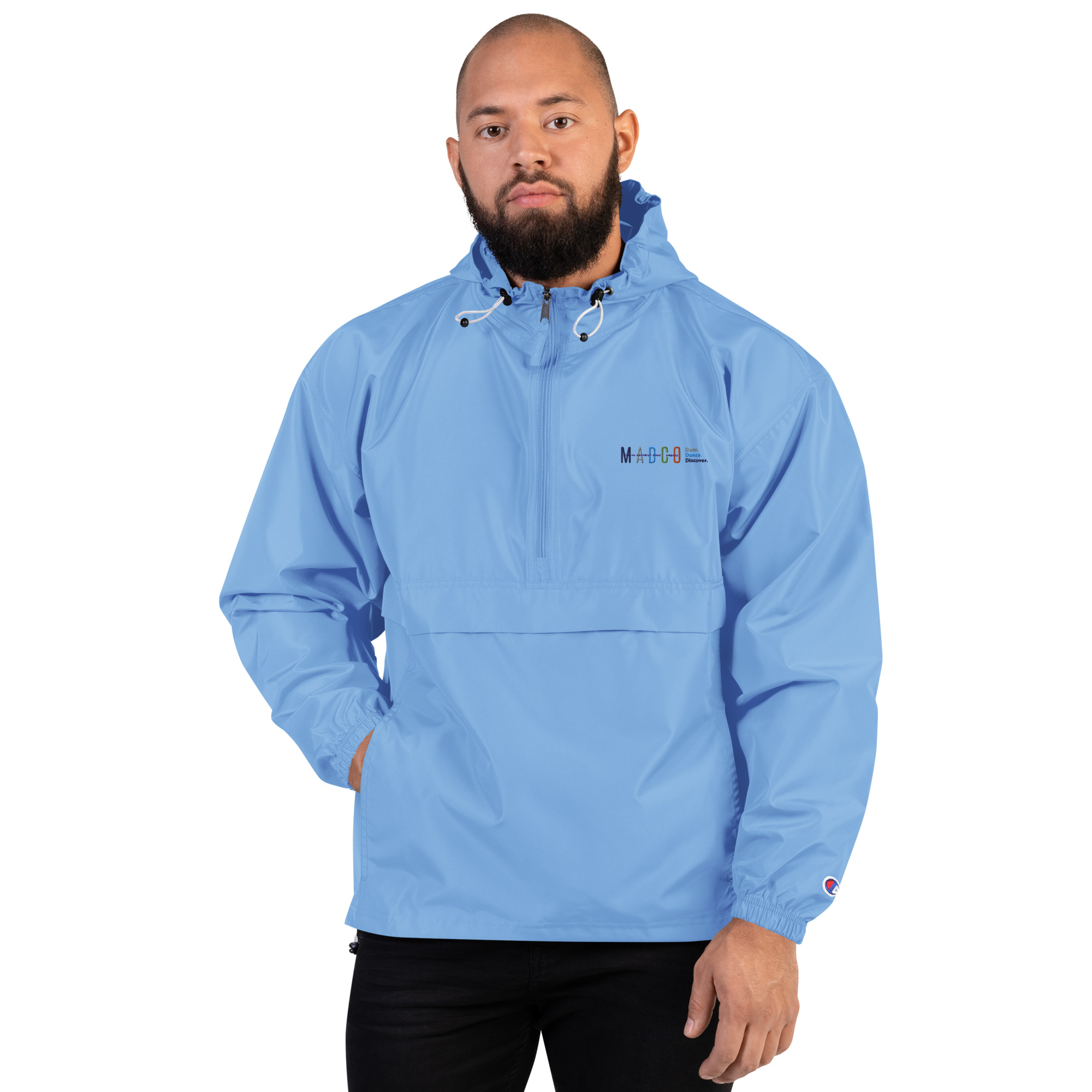 Embroidered Champion Packable Jacket – MADCO